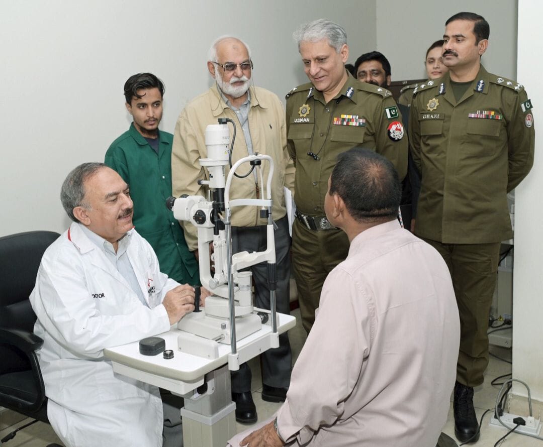 Punjab Police holds eye medical camp at central police office