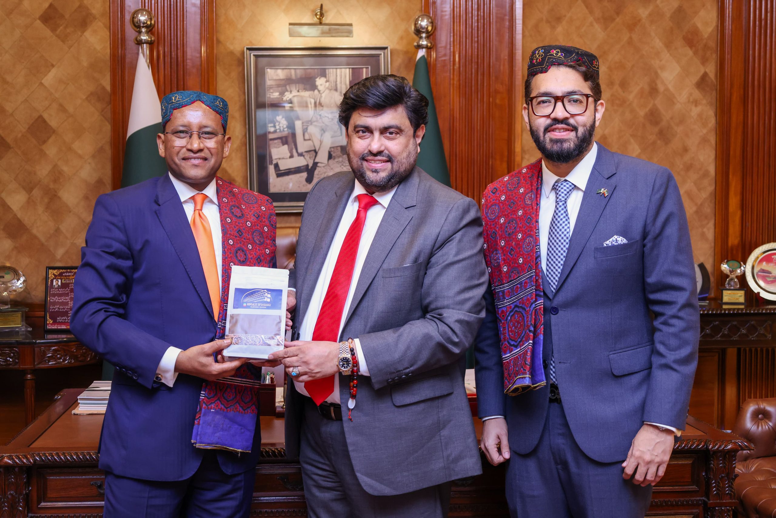 Ethiopian Ambassador lauds governor Sindh for youth empowerment initiatives 