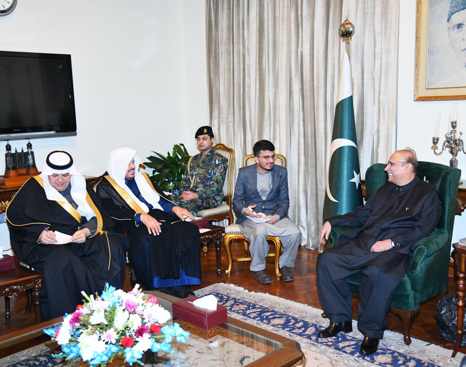 President  Zardari stresses need for enhancing high-level exchanges with KSA 