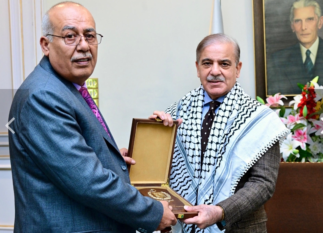 PM Shehbaz receives Ambassador of Palestine