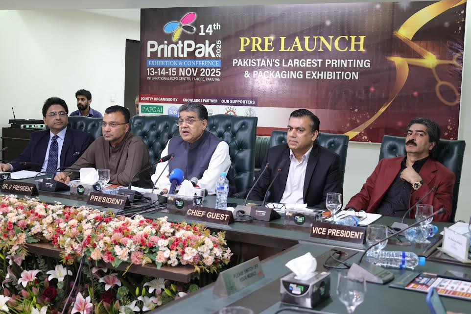 Fourteenth PrintPak Exhibition and Conference from November 13 to 15 at Lahore Expo Center
