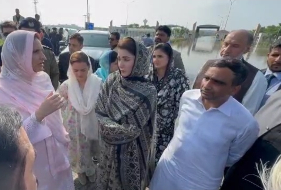 CM Maryam Nawaz leads relief efforts in flood-hit Punjab, visits Sialkot and Wazirabad