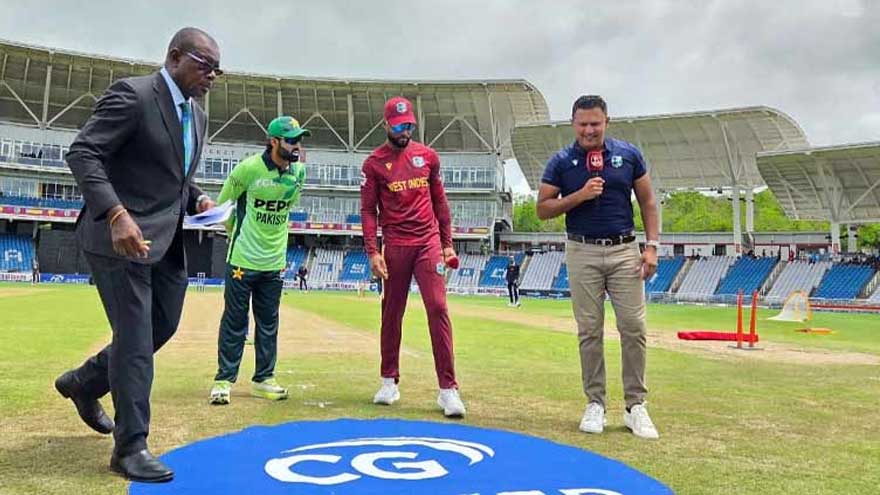 Pakistan opts to bowl first in ODI opener against West Indies