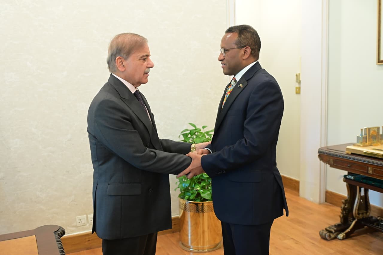 Farewell call on the Prime Minister Muhammad Shehbaz Sharif by  outgoing Ambassador of Ethiopia