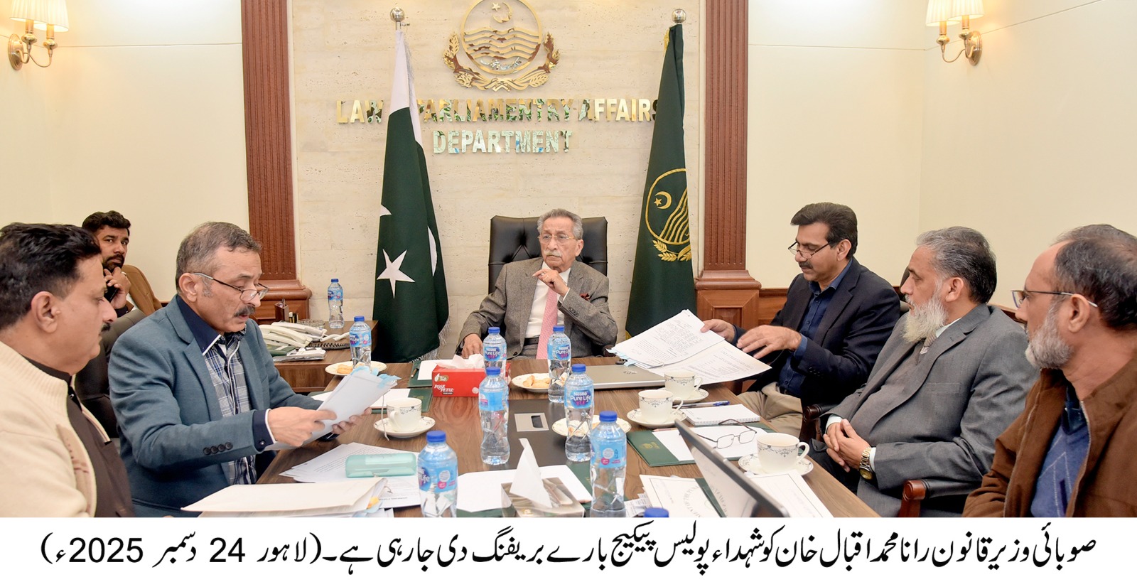 Police martyrs are pride of nation, justice for families must be ensured: Rana Muhammad Iqbal Khan