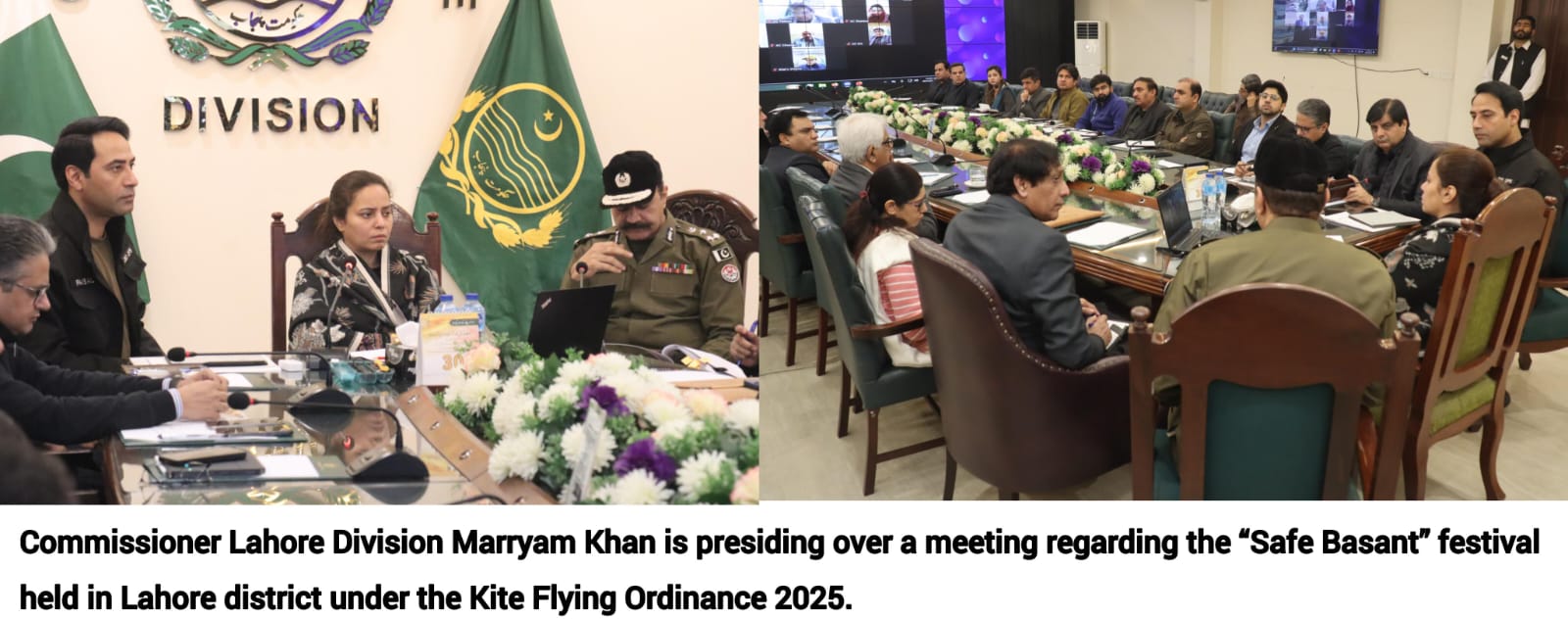 Three-day Safe Basant will be held within the limits of Lahore district on February 6, 7, 8, 2026: Commissioner Lahore Marryam Khan