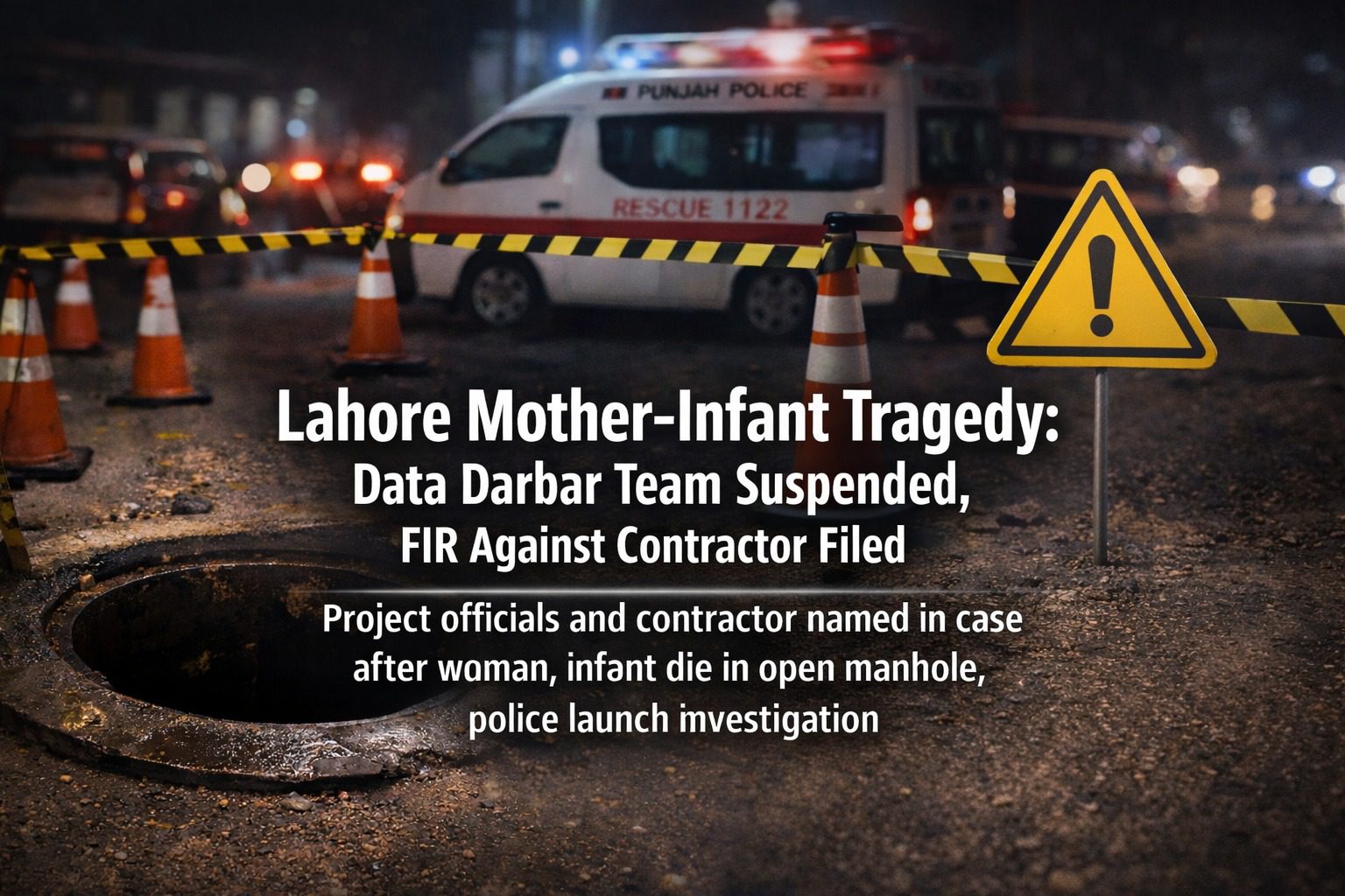 Lahore mother-infant death: Data Darbar Project team, contractor held responsible; FIR registered