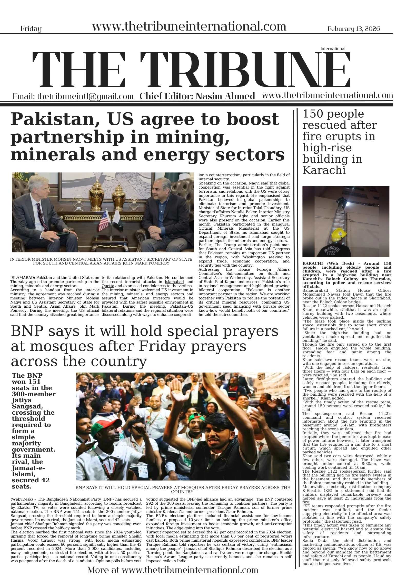 Epaper  February 13, 3026