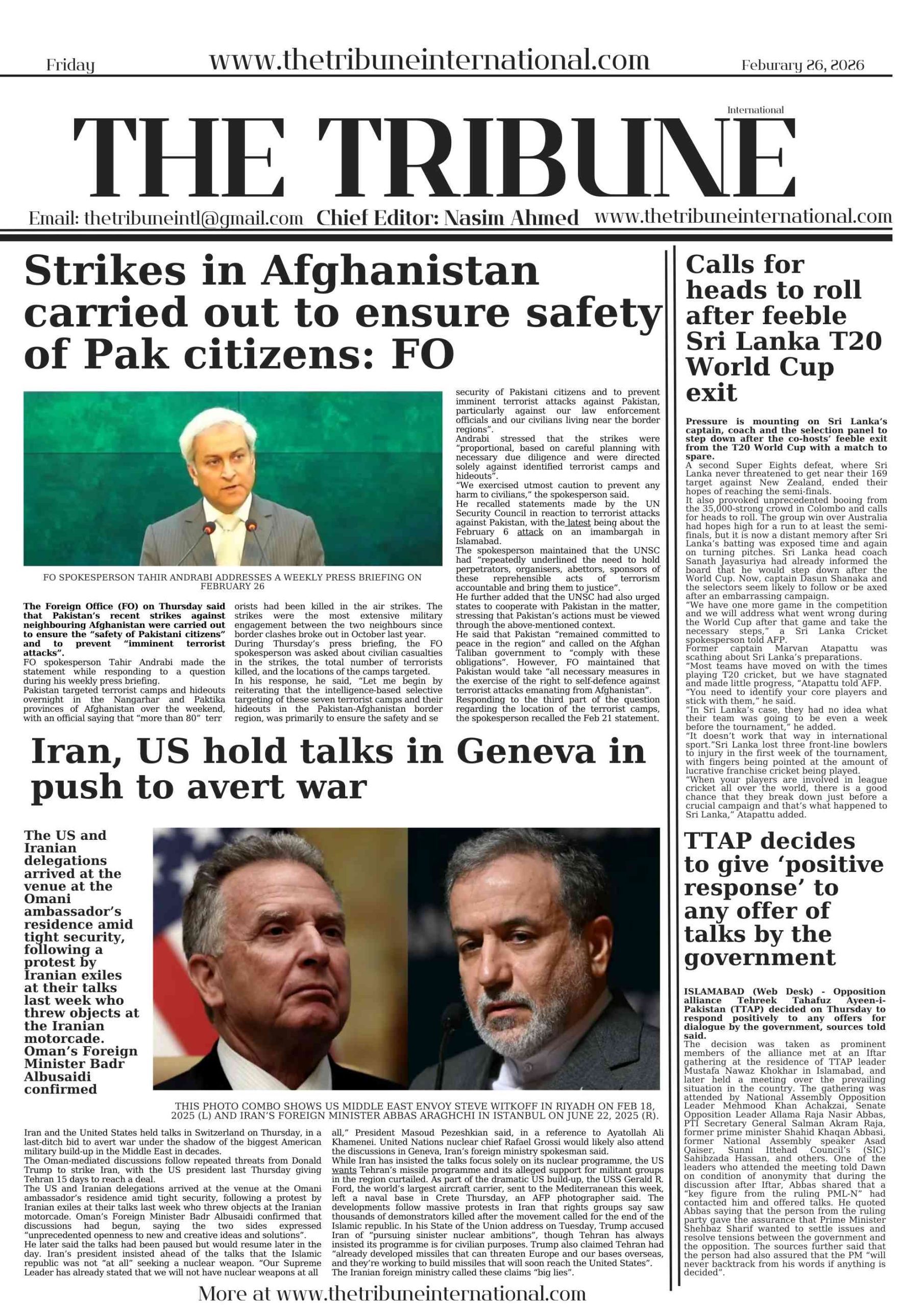 Epaper Feburary 26, 2026