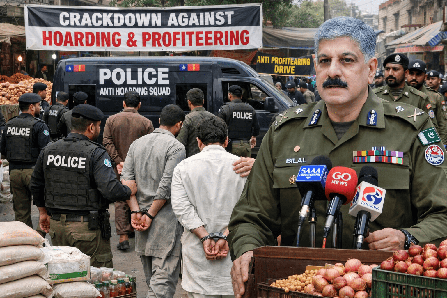 Lahore  police arrest 49 for profiteering and hoarding in Ramazan