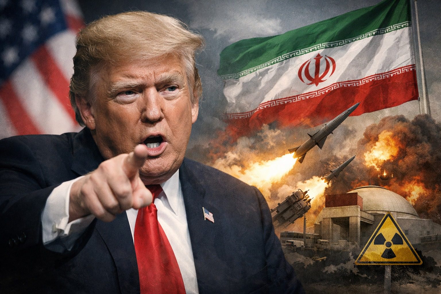Trump threatens harsh outcomes for Iran if negotiations fail