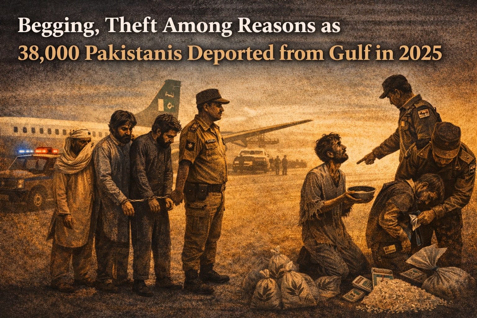 38,000 Pakistanis deported from Gulf over begging and theft charges