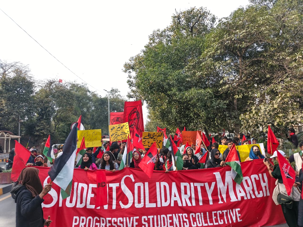 Student solidarity march in Lahore demands restoration of unions, fee relief, anti-harassment measures