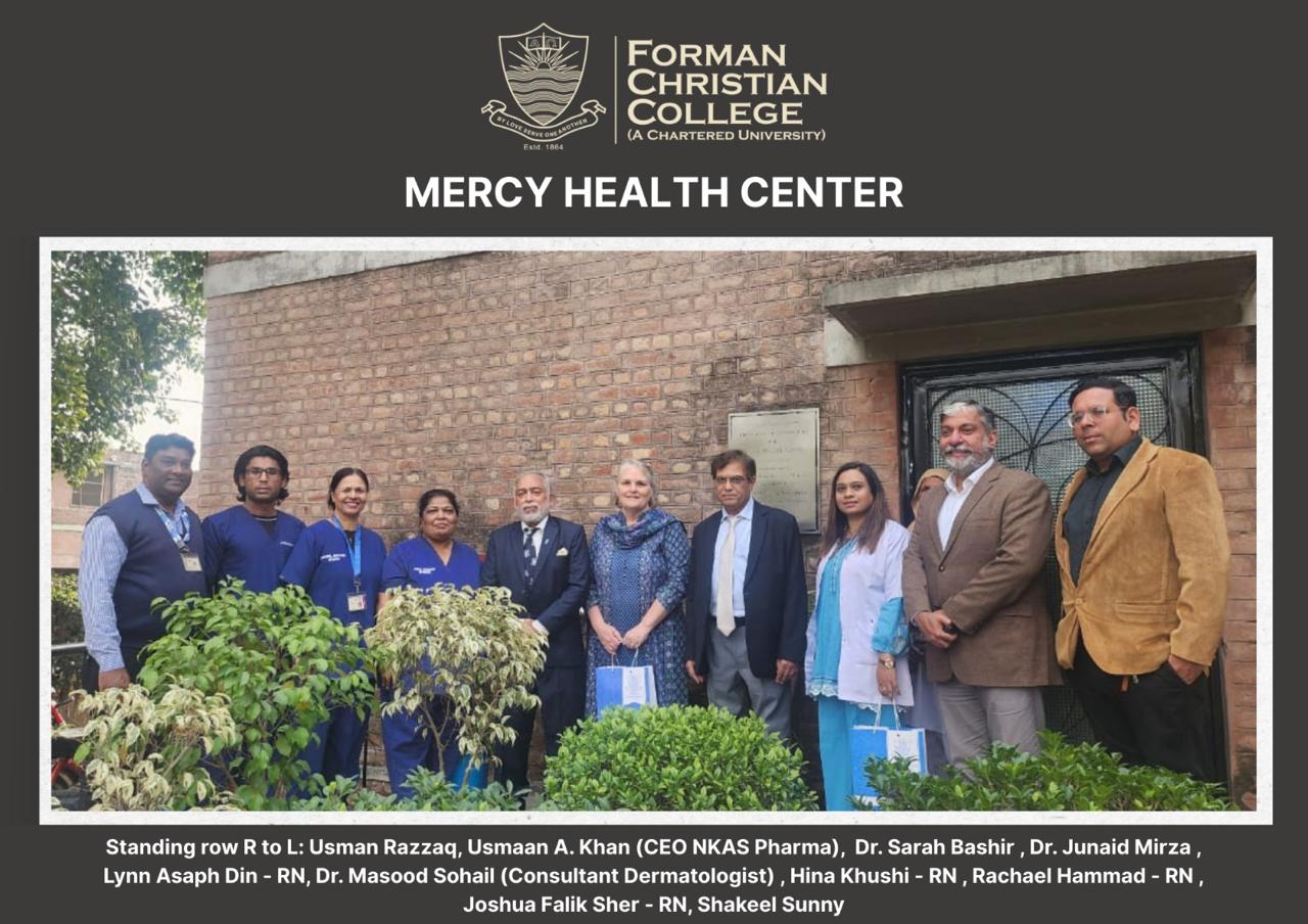 Forman Christian College University Lahore conducts free skin diseases camp conducted