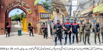 Tight security in place for 438th Urs of Hazrat Madho Lal Hussain