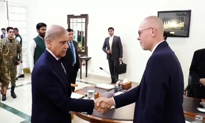 PM Shehbaz, EU delegation vow to deepen trade ties, commend peace efforts