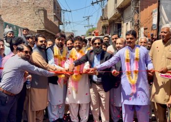 Road construction project launched in Daroghawala Industrial area