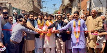 Road construction project launched in Daroghawala Industrial area