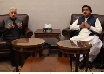 Defence Minister Khawaja Asif, British envoy visit Punjab Assembly Speaker to offer condolences