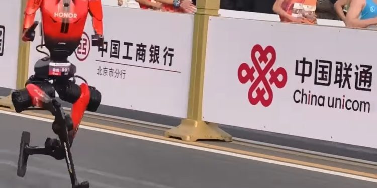Robot wins marathon, outpaces humans with record-breaking run