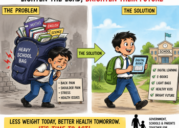 Heavy school bags burdening children in Karachi, Caution needed in implementing anti-begging laws