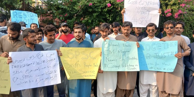 SPSC candidates protest results, allege irregularities and demand probe