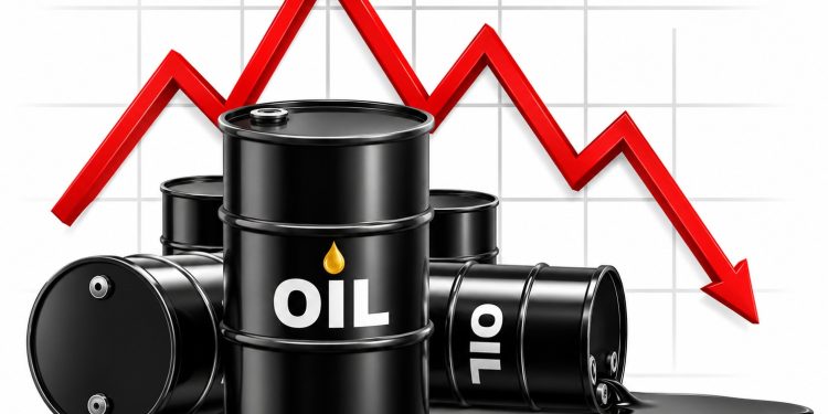 Global oil prices record sharp decline amid weak demand and market uncertainty