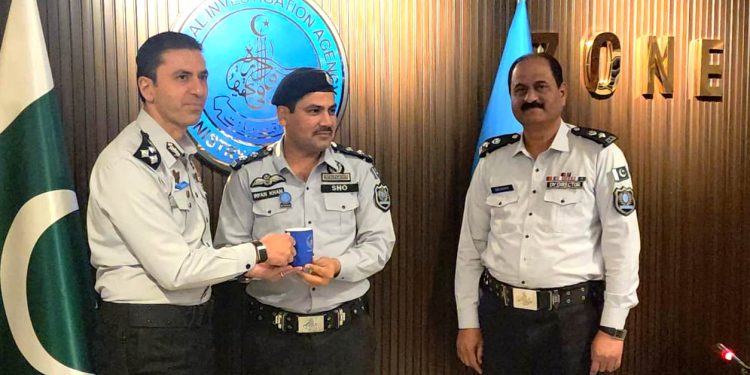 FIA Lahore SHO awarded for outstanding performance