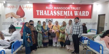 National Women Journalists Forum delegation spends a day with thalassemia children