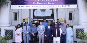 Ethiopian envoy highlights trade and investment opportunities during Sialkot chamber visit