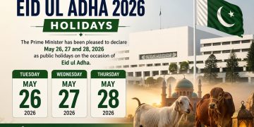 Govt announces three public holidays for Eid ul Adha 2026