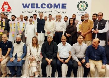 Millat Tractors Chairman Sikandar Mustafa hosts reception for Founder Groups leadership 