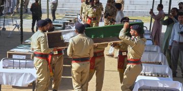 22 soldiers laid to rest after Pakistan army helicopter crash in Muzaffarabad