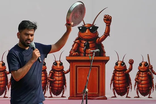 India’s ‘Cockroach Party’ turns viral meme into youth protest movement amid exam scandal