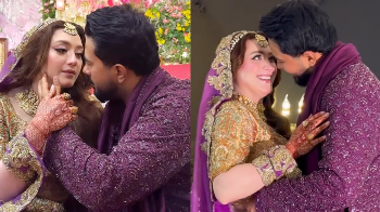 Momina Iqbal’s romantic mehndi shoot with Hamza Habib captures hearts ahead of wedding festivities