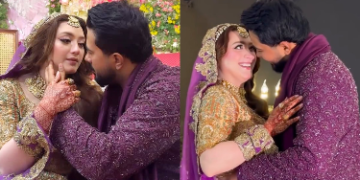 Momina Iqbal’s romantic mehndi shoot with Hamza Habib captures hearts ahead of wedding festivities