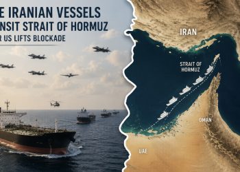 Five Iranian vessels transit Strait of Hormuz after US lifts blockade