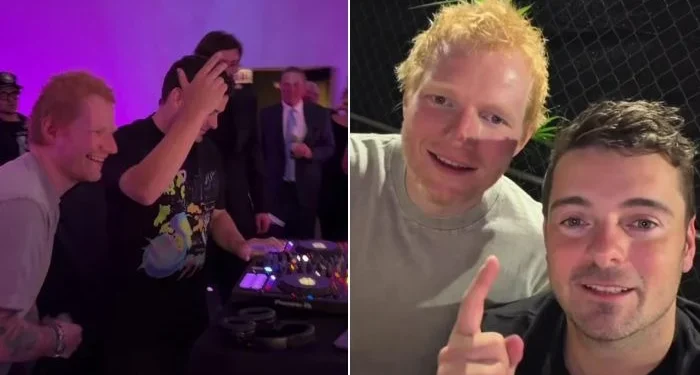 Ed Sheeran and Martin Garrix surprise newlyweds with unforgettable wedding performance