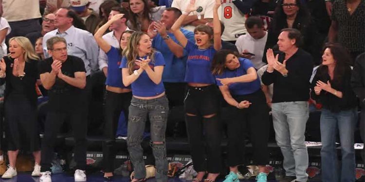 Taylor Swift joins celebrity crowd as Knicks stage historic NBA Finals comeback
