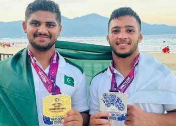 Pakistan clinches gold and silver at U-17 Asian Beach Wrestling Championship in Vietnam