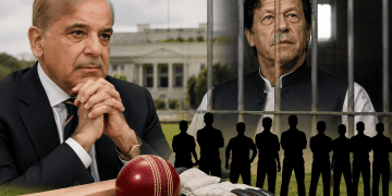 Caption: AI-generated representational image illustrating international cricket greats’ appeal to Prime Minister Shehbaz Sharif over Imran Khan’s medical treatment.